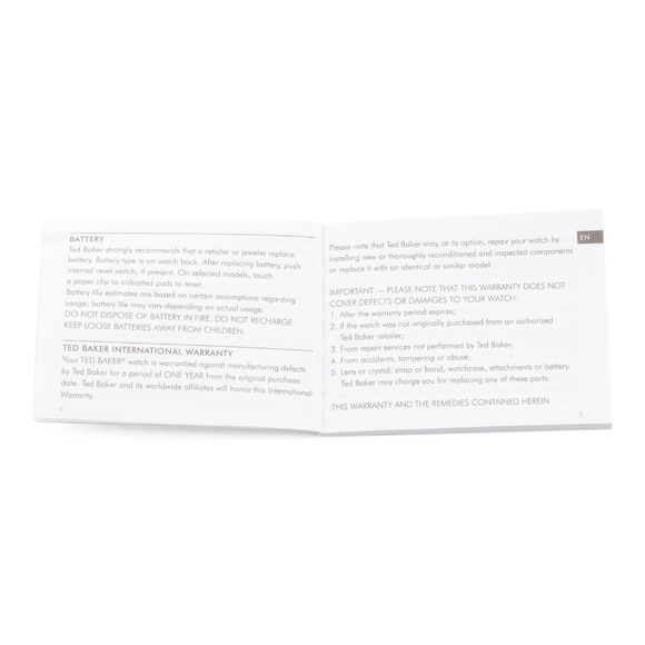 Ted Baker Ammy Gold & Pink Leather Strap Watch – NIB - Picture 3 of 7